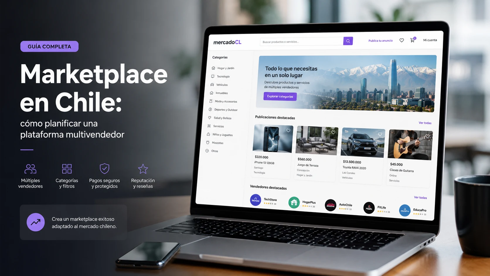 Marketplace en Chile: cómo planificar una plataforma multivendedor