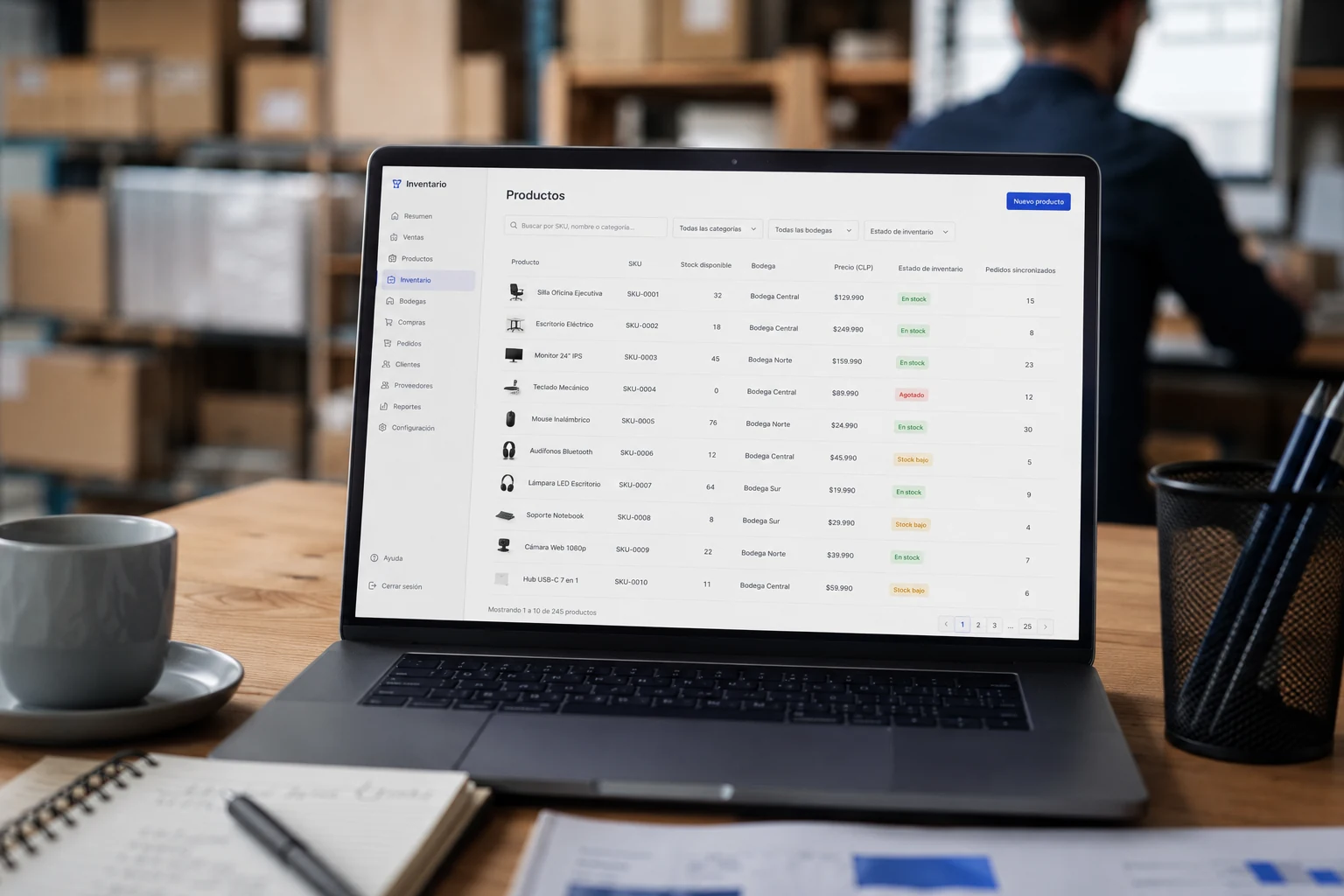 ERP e inventario