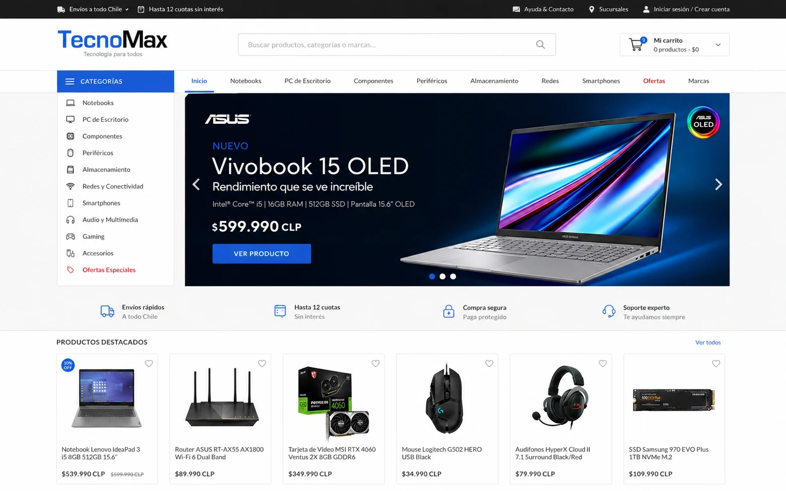 Caso Tecno Market