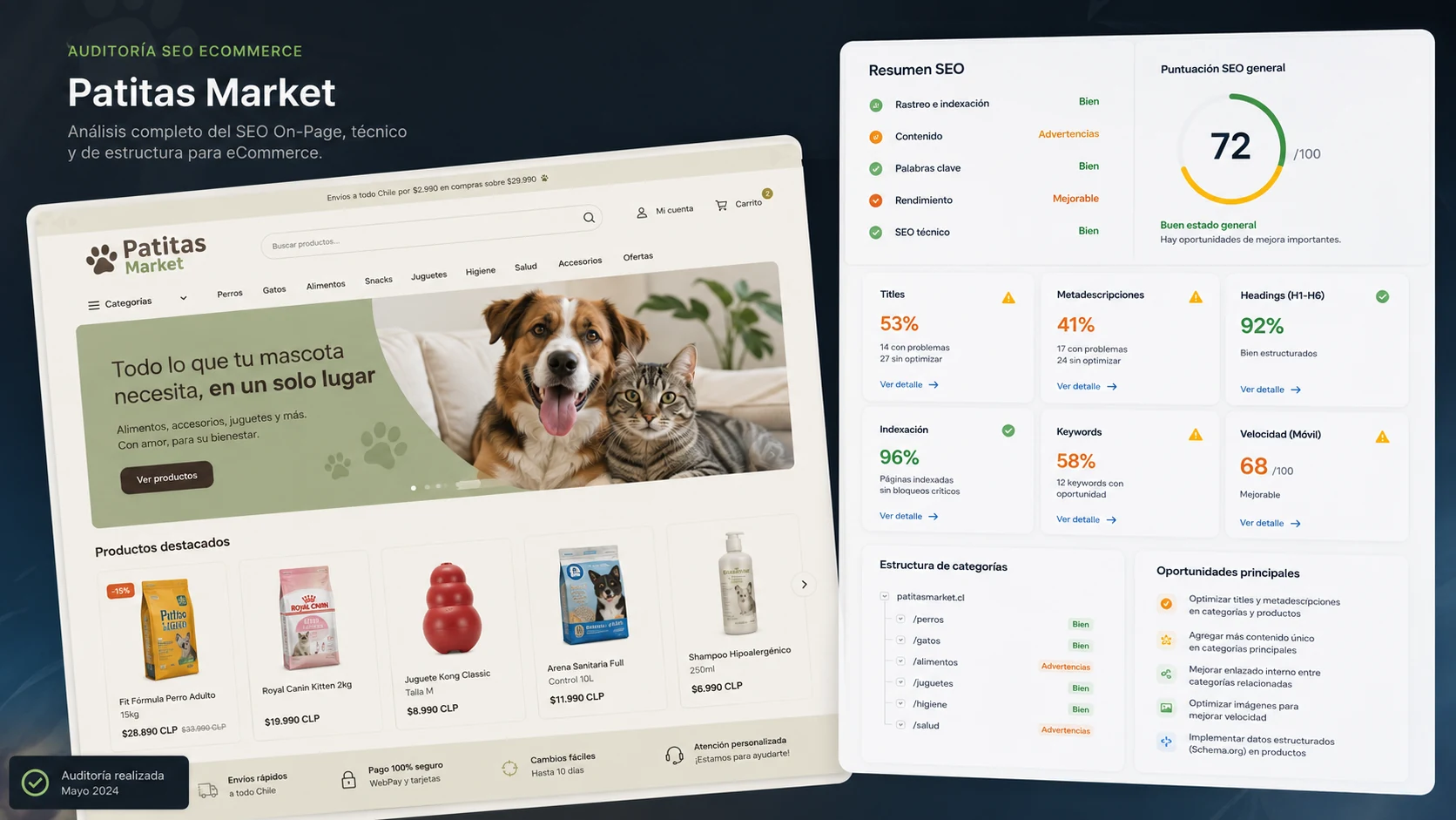 Auditoría SEO ecommerce